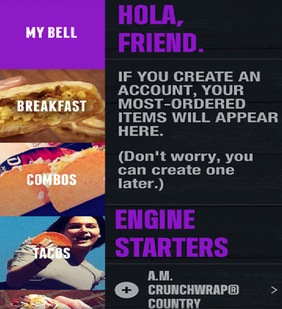 Taco Bell app